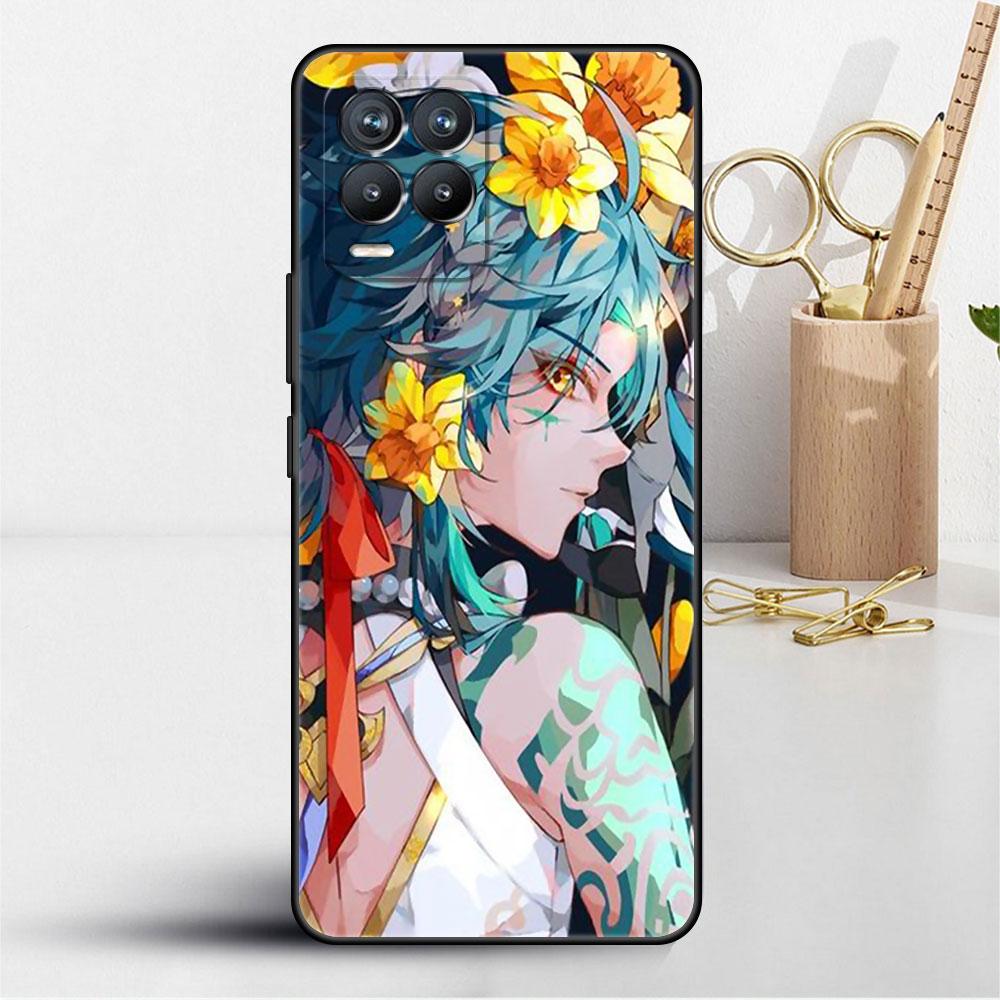 Genshin Impact Case For Realme 8 C21y GT Neo 2 3 8i C21 7 C11 6 C12 C35 C3 GT 9 Pro C12 Silicone TPU Phone Cover