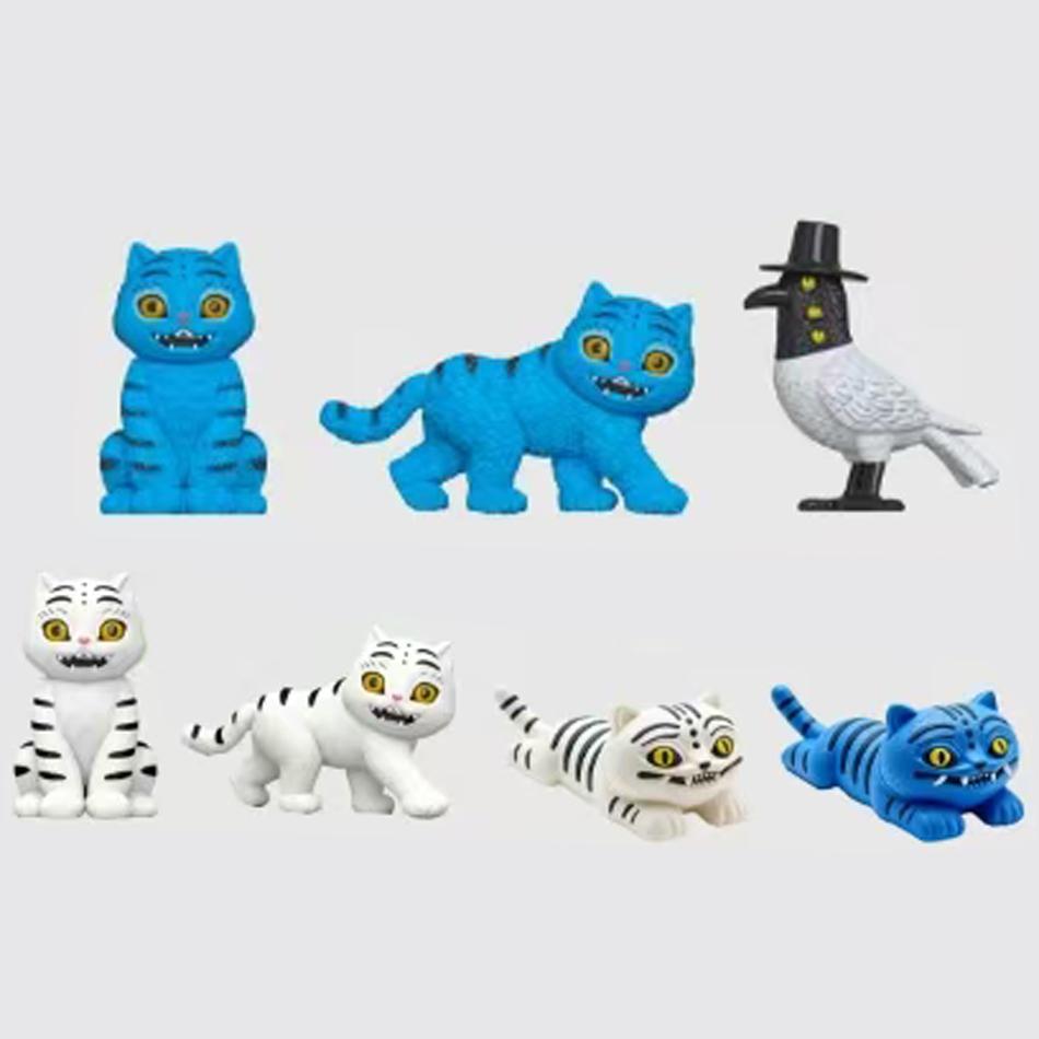 Anime Dämonenjäger Dämonenjäger Rumi Mira Zoey Tiger Spielzeug Schreibtischdekoration Statuen Schmuckstück Kind Weihnachtsgeschenke