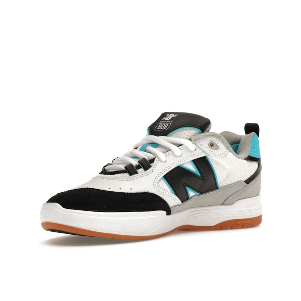 Adidași Unisex Tiago Lemos x New Balance Numeric 808 Alb Negru Turcoaz NM808BYS