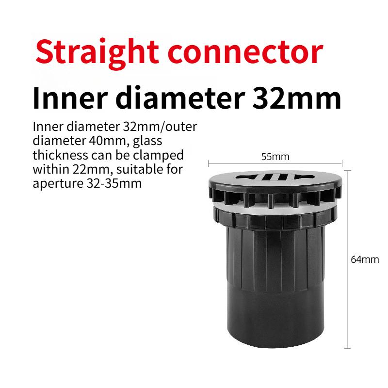 PVC Black Fish Tank Water Pipe Plastic Tube Fittings Elbow Joint Duck Bill Water Outlet Aquarium Accessories Water Inlet Pipes