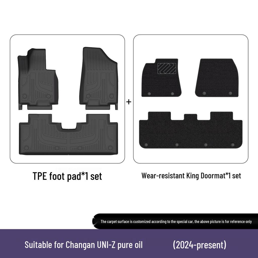Changan UNI-Z Eco-friendly 3D TPE All-Weather Floor Mats