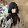 Thickened Ear Protection Hat Windproof Knitted Beanies Bonnet Cute Plush Earmuffs Cap  Women