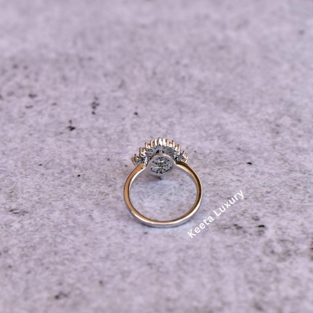 Dainty London blue topaz Oval cut ring, blue topaz minimalist ring, blue gemstone, Gold wedding nd engagement ring, anniversary gift for her