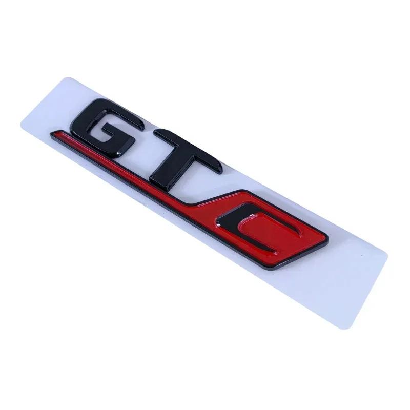 3D ABS Letters Numbers GT C GTC Emblem For Mercedes-Benz GTC Car Trunk Lid Nameplate Badge Logo Sticker Chrome Black Red TN2