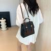 Large capacity Korean backpack female 2025 beautiful personalized backpack female ins design sense niche student schoolbag