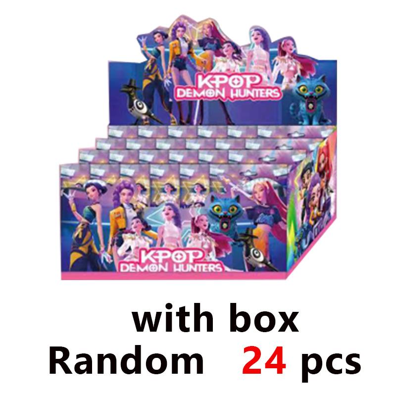New 24pcs Kpop Devil Hunter Blind Box Action Derpys Tiger Rumi Mira Zoey Sussy Doll Fan Gift Birthday And Christmas Gifts