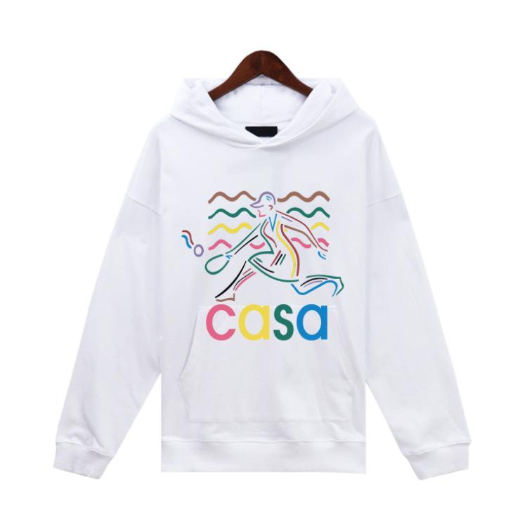 Cross-border e-commerce supply Autumn and winter new Meichao Casablanca Casablanca letter-printed hooded sweater S