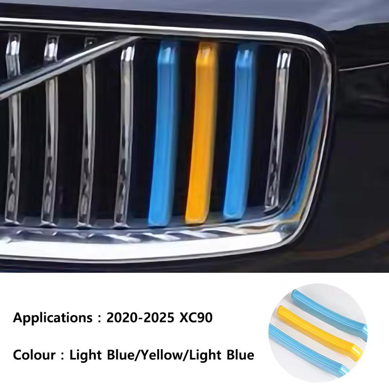 Pro Volvo S60 S90 XC40 XC60 XC90 V60 V90 modifikovaná mřížka švédský styl ozdobná lišta interiérové automobilové doplňky dekorativní