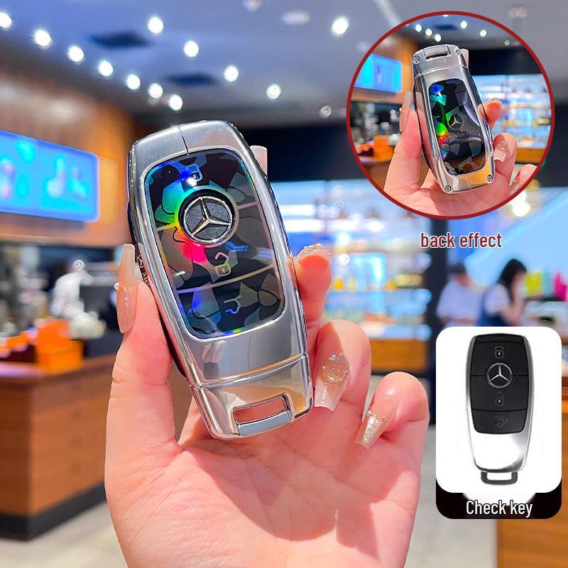 Husă cheie Mercedes-Benz pentru E-Class, C-Class, S-Class, GLB, GLC, GLE, GLA - Se potrivește E300L, C260L, A200L