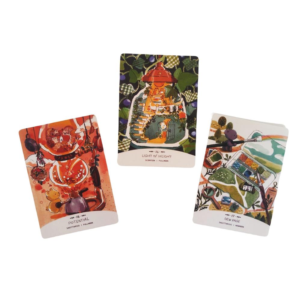 English Version Kumachan Moon Cards Popular Cross-border Board Game