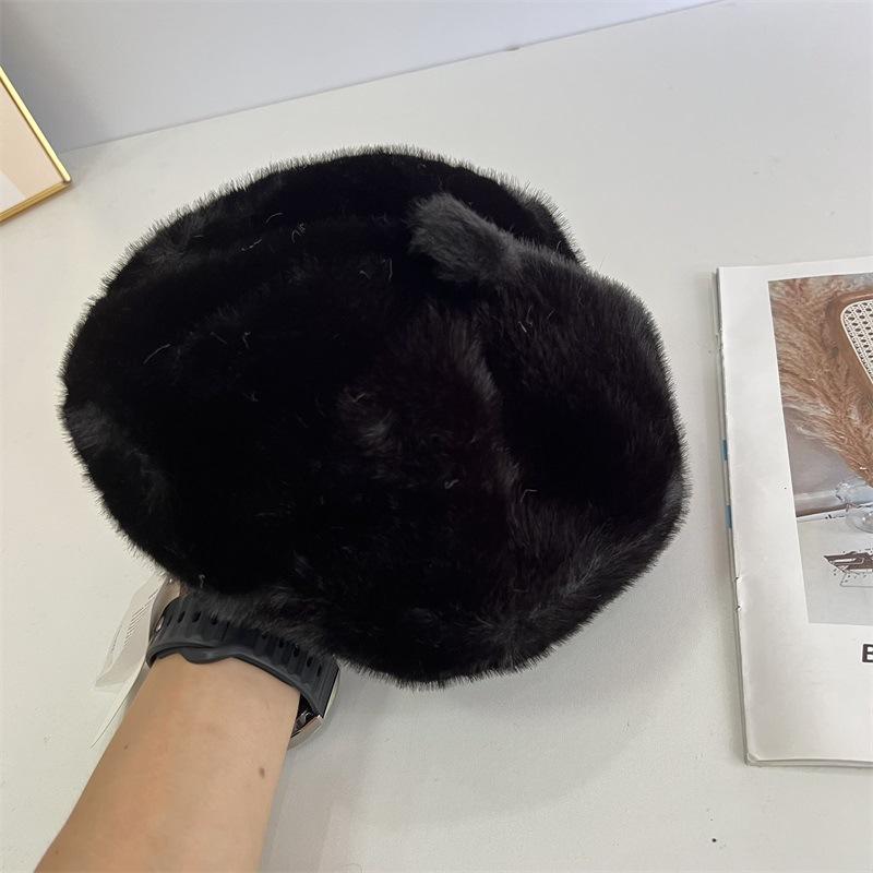 New Plush Beret Women's Autumn and Winter Daily Versatile Octagonal Hat Sweet and Cute Retro Painter Hat Tide