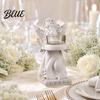 Angel Candle Holder Little Holder Resin Decorative Guardian Tea Light Statue With Retro