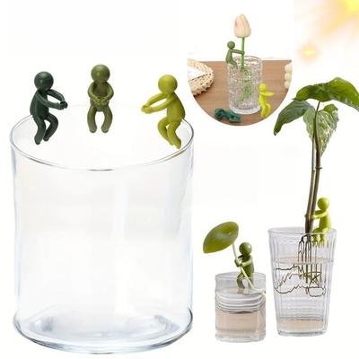 Hydroponic Plant Companion Plant Fixed Bracket Cute Plant Stand Plastic Plant Support Pile Arrangement Fixed Rod Indoor