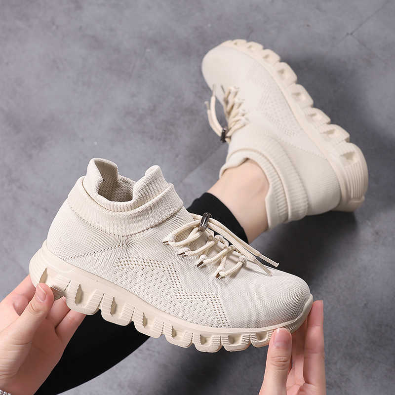Lace Up Without Heel Large Size Women Woven Athletic Shoes For Women Sneakers 34 Size Sports Sapatenis Hand Made High End