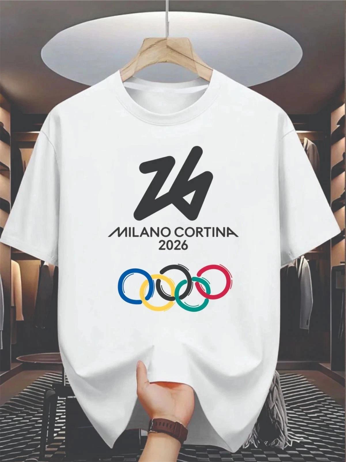 

Winter Sports 2026 T-Shirt Kids Adult Unisex Team Fan Tee 3XL