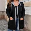 Elegant Solid Color Splicing Two-Piece Plus Size Women's Top, Autumn 2025 Collection