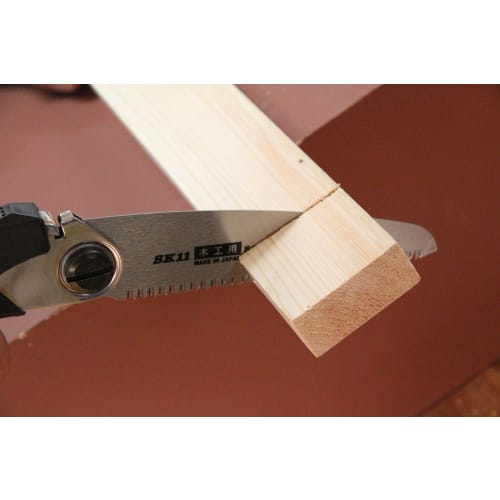 SK11 (SK11) Replaceable Blade Folding Saw, 120mm Blade Length, Lightweight, Compact, Pocket-Sized for Woodworking, S120-M
