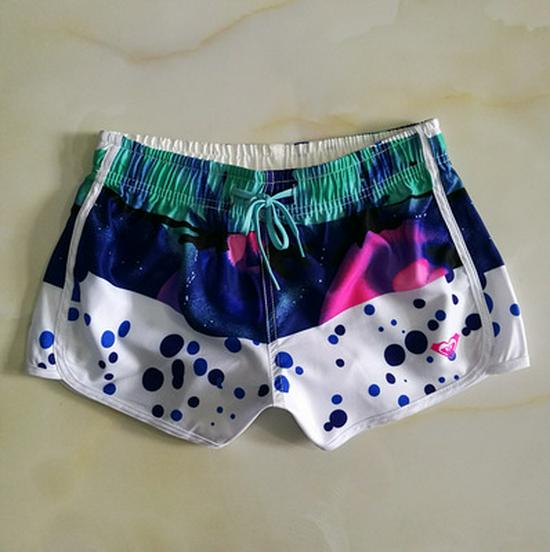 Dámské rychleschnoucí elastické plážové kalhoty ROXY: Všestranné ležérní šortky na surfování, dovolenou a lenošení