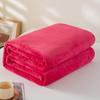 Coperta in Flanella Peluche Monocolore - Caldo Lenzuolo in Pile Corallo e Coperta per Pisolino