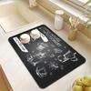 Drying Mat Coffee Mat Super Absorbent Drying Dish Drying Mats for Kitchen Counte Mat for Toilet Countertop Home Supplies