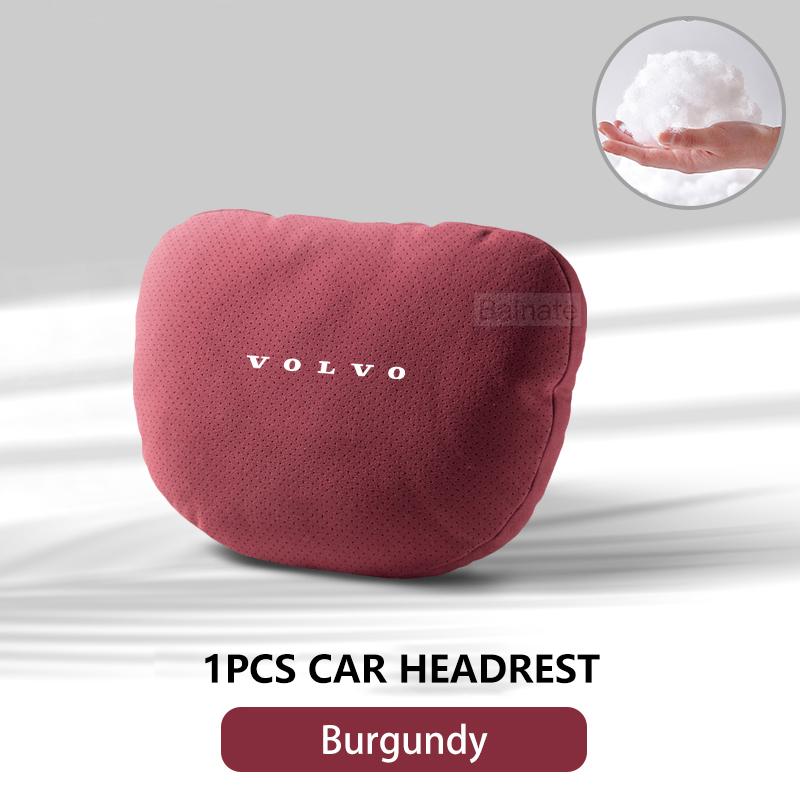For Volvo XC60 V90 V60 V40 XC90 S90 S60 C30 V70 XC40 Car Headrest Neck Support Seat Lumbar Cushion Soft Neck Pillow Accessories