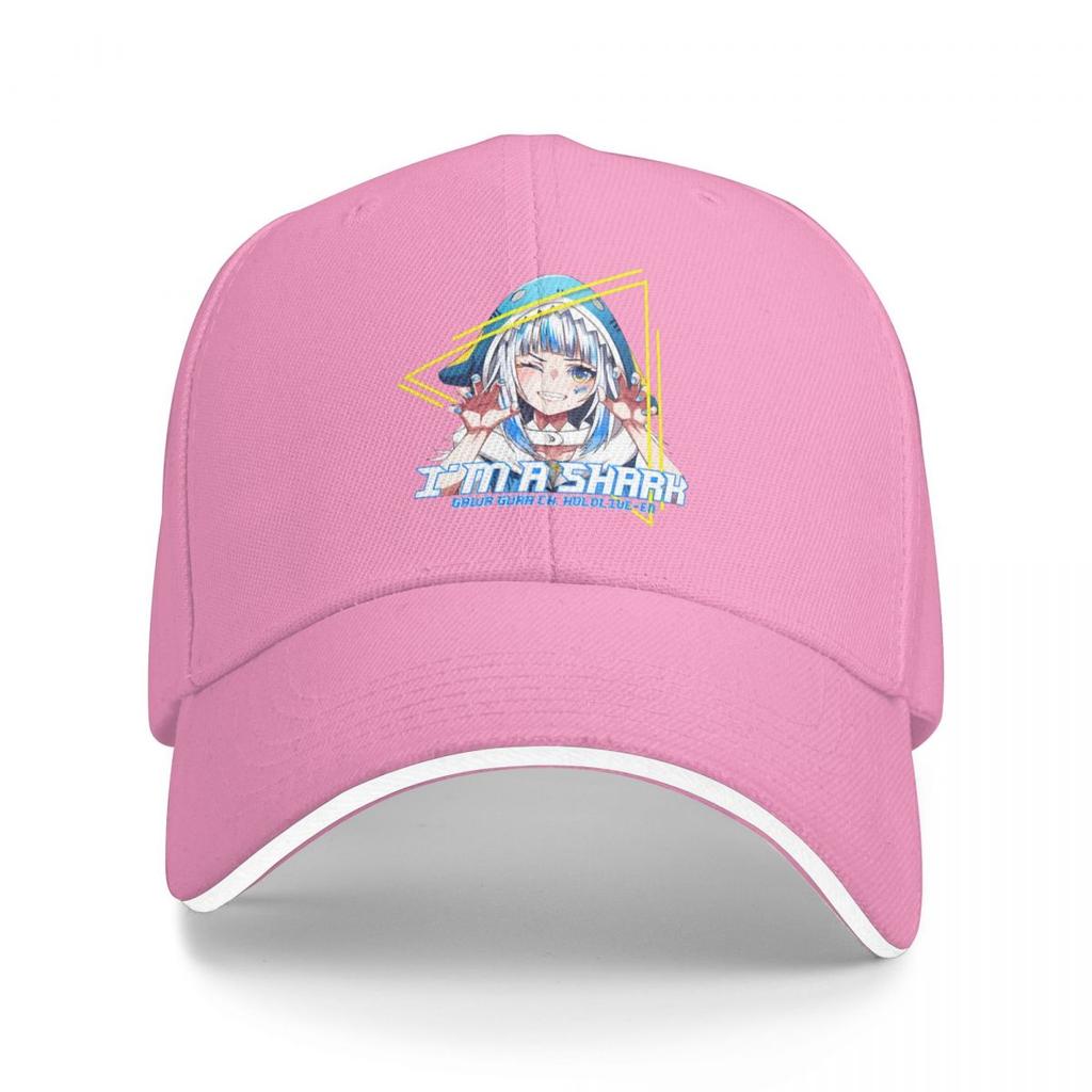 Baseball Caps Idol Showdown Hololive Gawr Gura Customized Men Women Casual Spring Caps