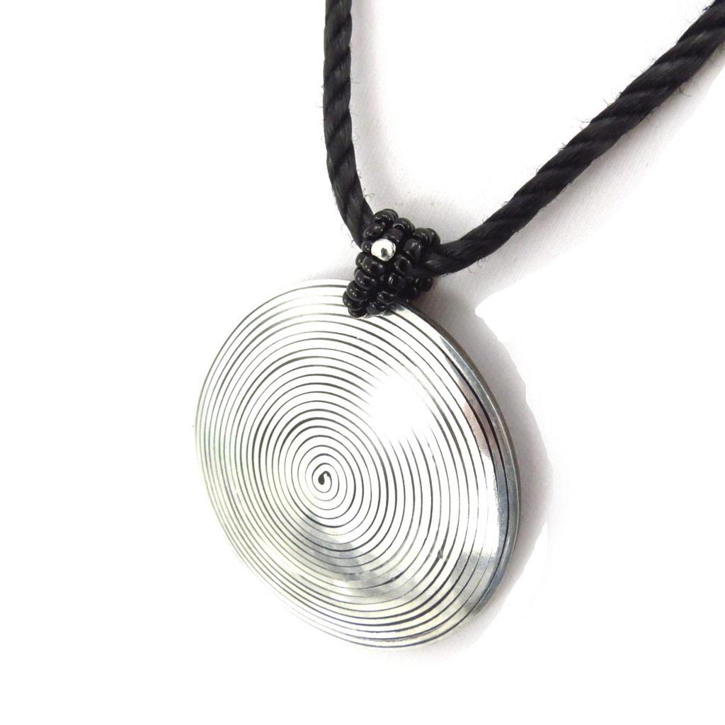 Les Trésors De Lily [J6967] - Kette 'Kilimanjaro' silberfarben schwarz