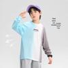 Zuoxi Boys' 2026 Spring Gradient Long-Sleeve T-Shirt