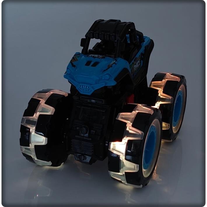Monster Truck Off-Road Car Jeep Auto Off Road Sound Light Blue