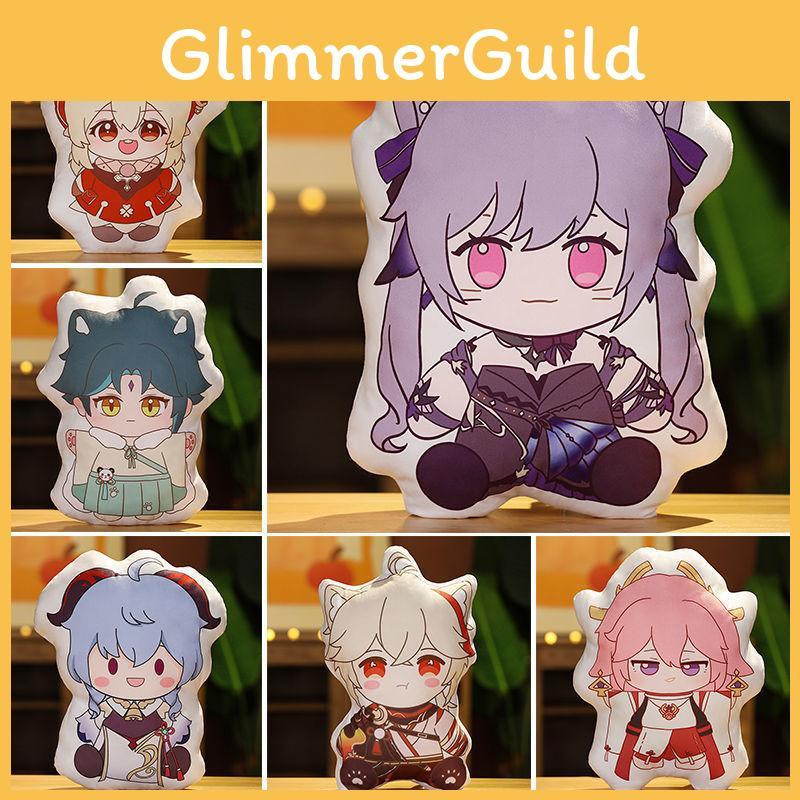 Soft Genshin Impact Plush Pillow Toys Characters Cushion Hugging Pillow For Game Fans