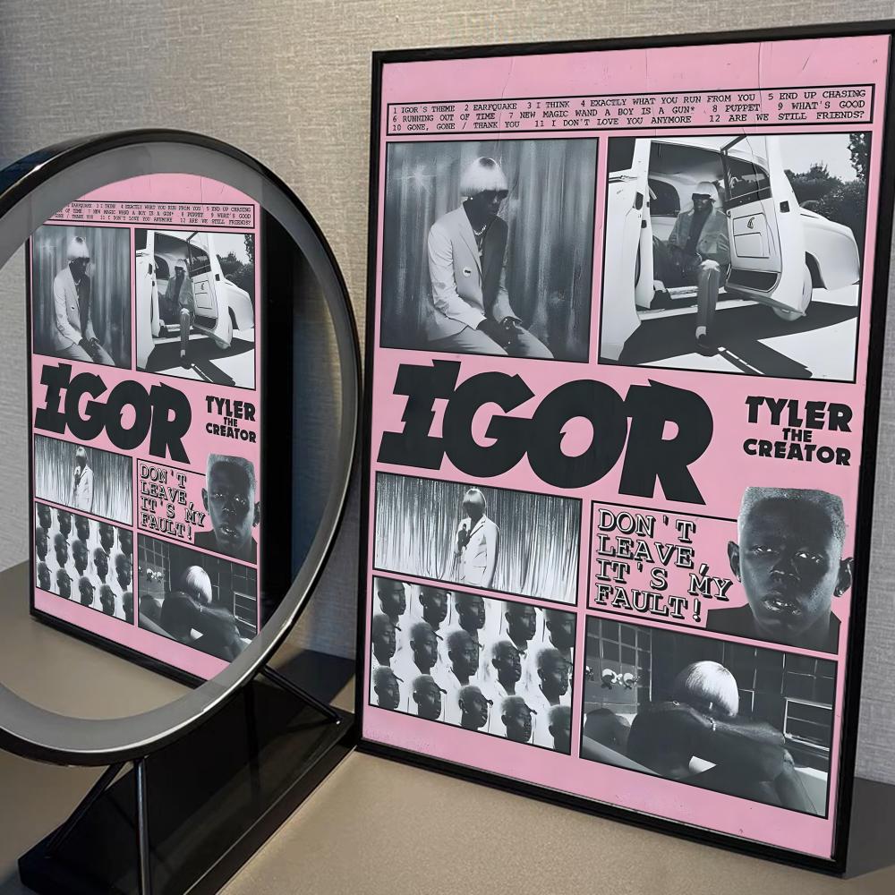 Flower Boy Tyler The Creator Poster Home Furnishing Highend Kraft paper Poster Wall Painting Study Home Living Room Decoration