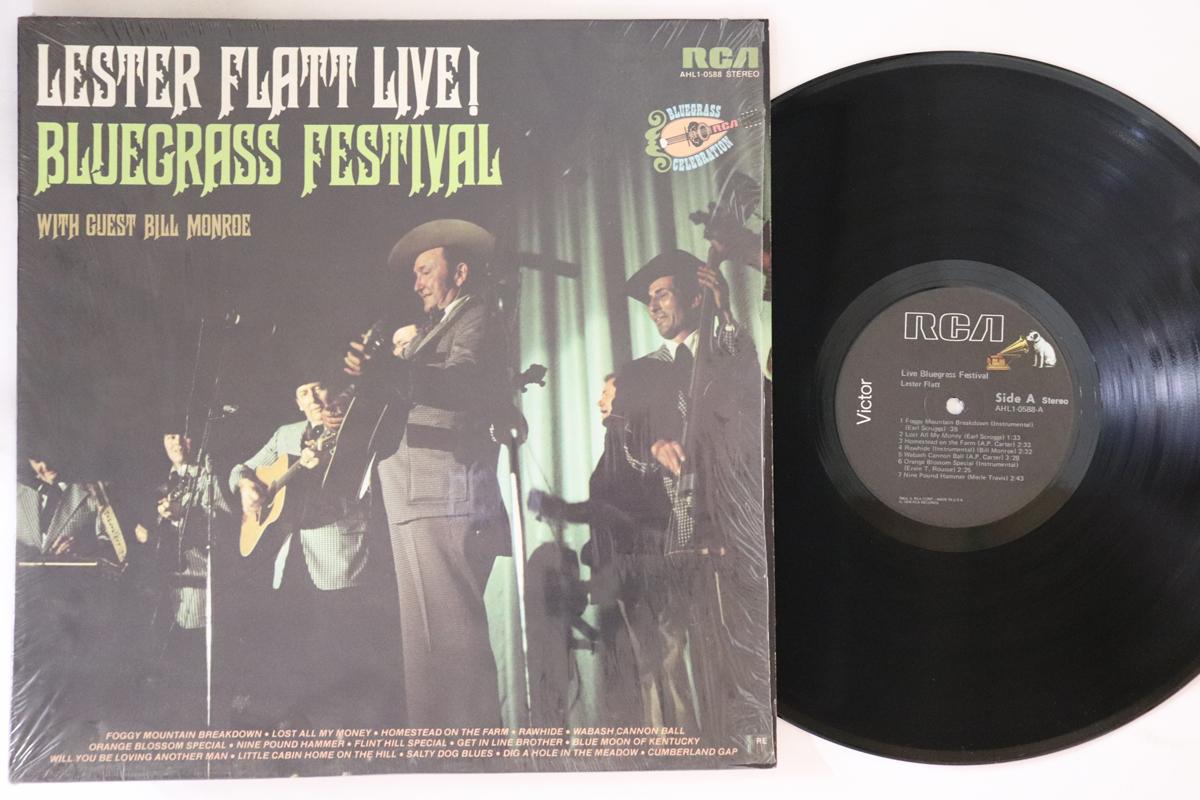 

LP Record LESTER FLATT - Live Bluegrass Festival AHL10588 RCA US Folk Used