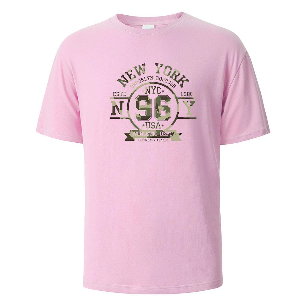 

Нью-Йорк 96 Уличная Базовая Забавная Футболка Для Мужчин Модная Повседневная 100% Хлопковая Одежда Круглый Вырез Дышащая Футболка Хип-Хоп Футболки 4XL