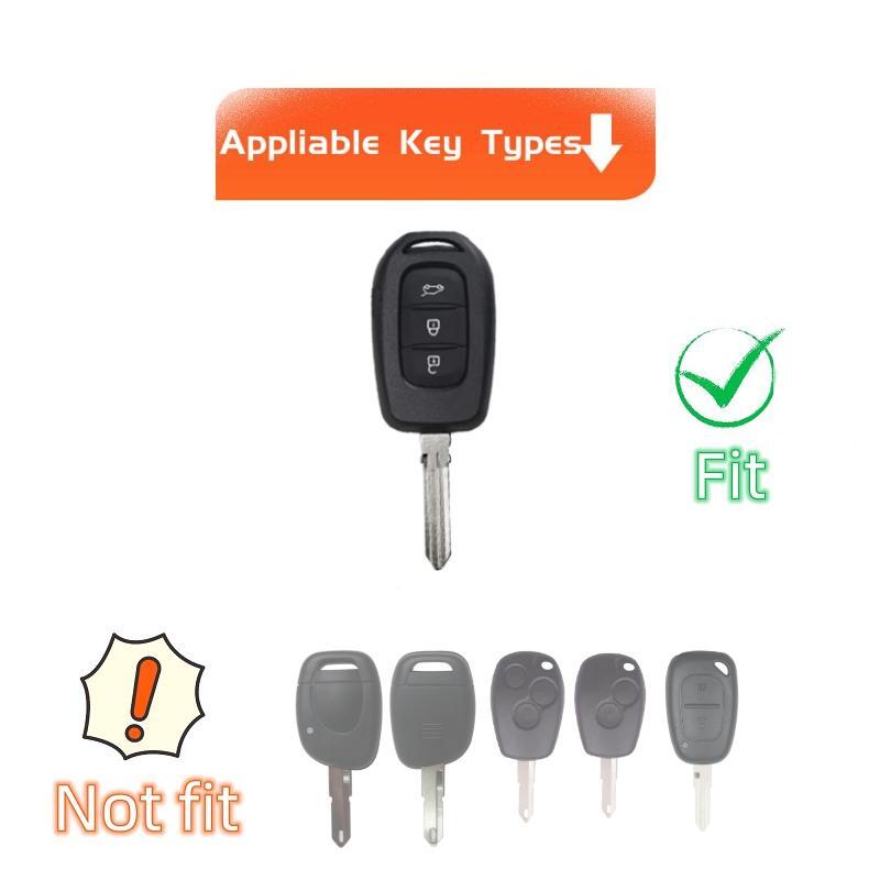 Carcasa TPU pentru chei de la distanta pentru Renault Kwid Simbol de trafic Dacia Sandero Logan Duster 2016 2017 2018 Husa Fob Shell