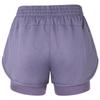 Asics Womens Tennis Series Quick-Dry Casual Breathable Two-In-One Sports Shorts Women Shorts Purple 2042A352-500