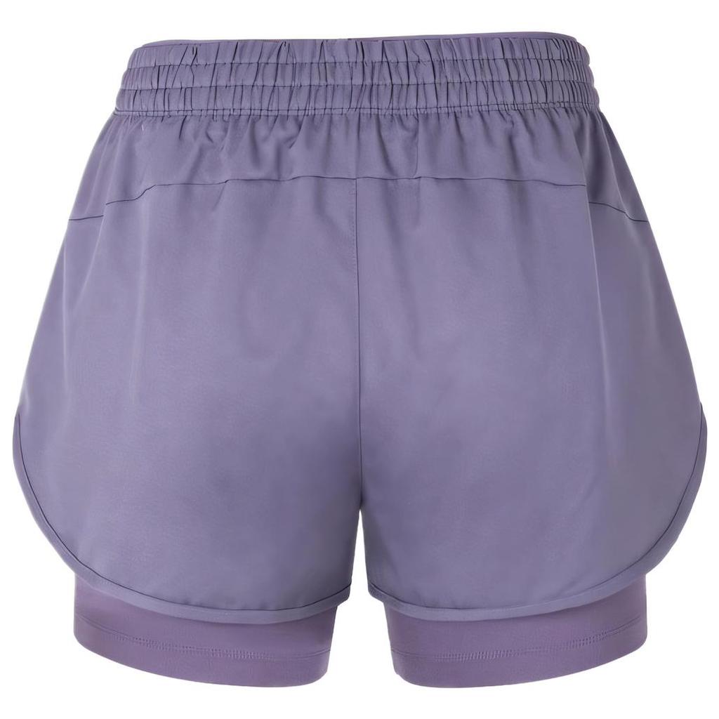 Asics Womens Tennis Series Quick-Dry Casual Breathable Two-In-One Sports Shorts Women Shorts Purple 2042A352-500
