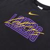 Nike Los Angeles Lakers Letter Logo Print Sport Sweatshirt Men Tops Black DR9334-010