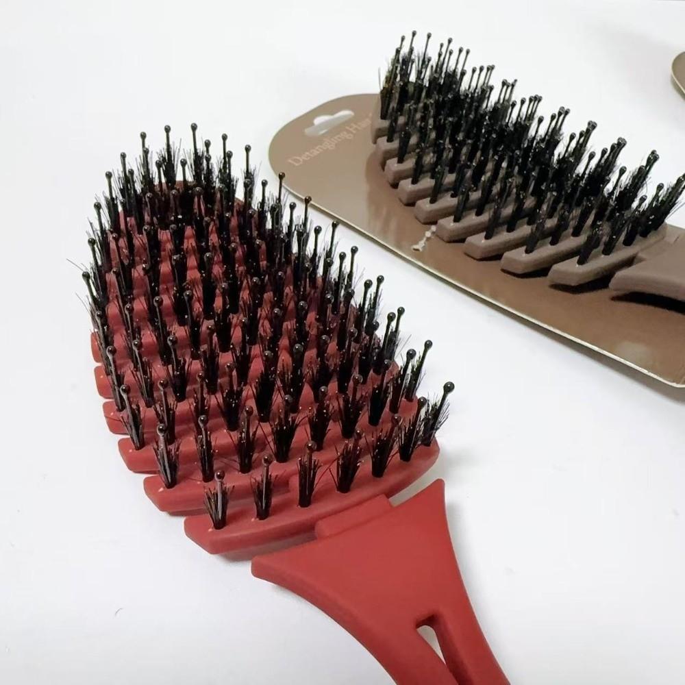 Matte Hollow Out Hair Brush Gentle Detangling Hair Comb Portable Massage Comb for Hair Combing