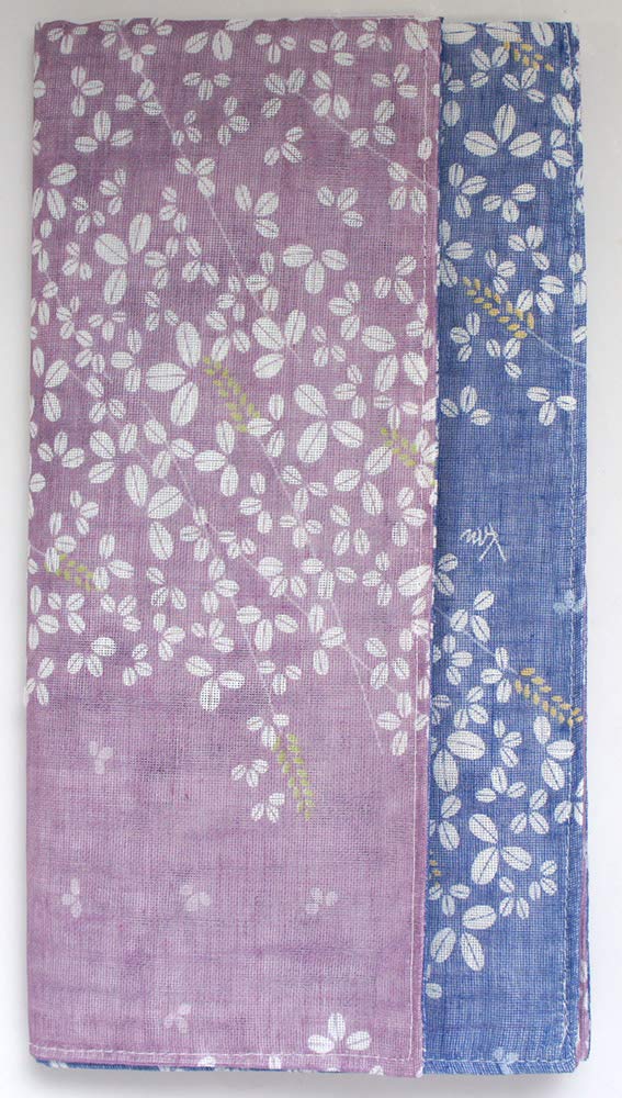 Shirayuki Yuzen Handkerchief Bush - Clover, Grape/Indigo