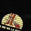 T-Shirt Se Me Va La Pinza Reine Baumwolle T-Shirts Mode T-Shirt für Herren Y2K Lustiges Design Kurzarm-Tees