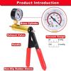 Hand Held Vacuum Pump Tester Brake Bleeder Kit Brake Clutch Fluid Bleeding Tool Set with Adapters for Motorcycle Automotive tool