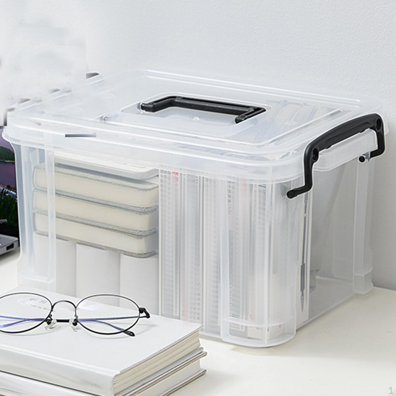 

Прозрачный ящик для хранения Косметичка Универсальные канцелярские товары Органайзер для игрушек Макияж для