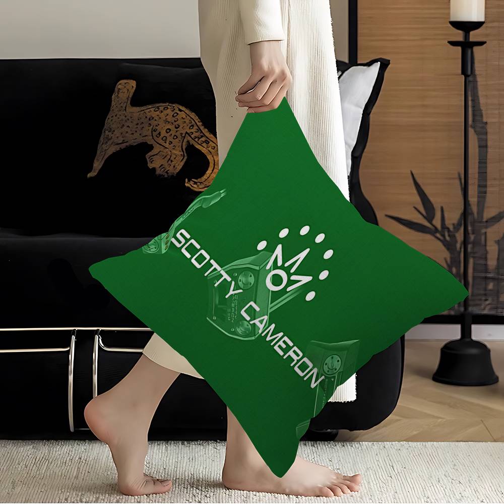 Golf S-ScoTTY C-CameRONS Pillow Cover for Bedroom Room and Living Room Sofa Decorative Cushion Cover