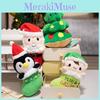 Claus Santa Christmas Penguin Elf Tree Plush Toy Cartoon Stuffed 25cm Dolls