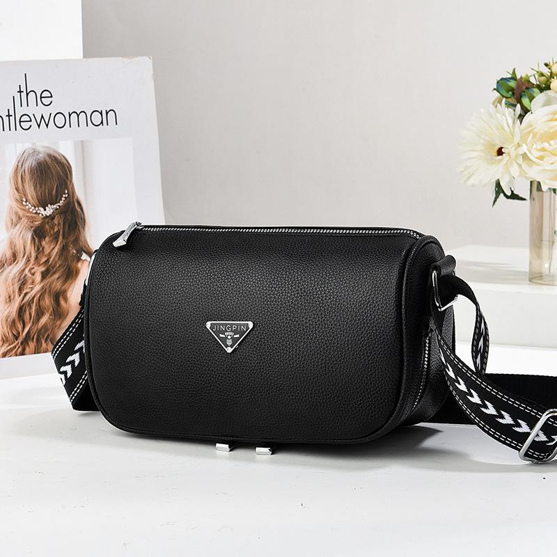 Neue Karierte Kleine Tasche Mehrschichtige Mode Lässige Kleine Tasche Trendy und Atmosphärische Ein-Schulter Achselhöhlen Umhängetasche . black