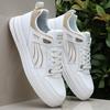 Leather Soft-soled Student Shoes Spring Men's Breathable and Deodorant White Casual Board Shoes Soft-soled Wear-resistant Sports Shoes