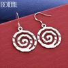 925 Sterling Silver Gift Thread Pierced Earrings Fashion Jewelry