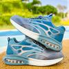 mens casual breathable plastic toe caps work safety shoes worker security boots air cushion insulated sneakers protect footwear