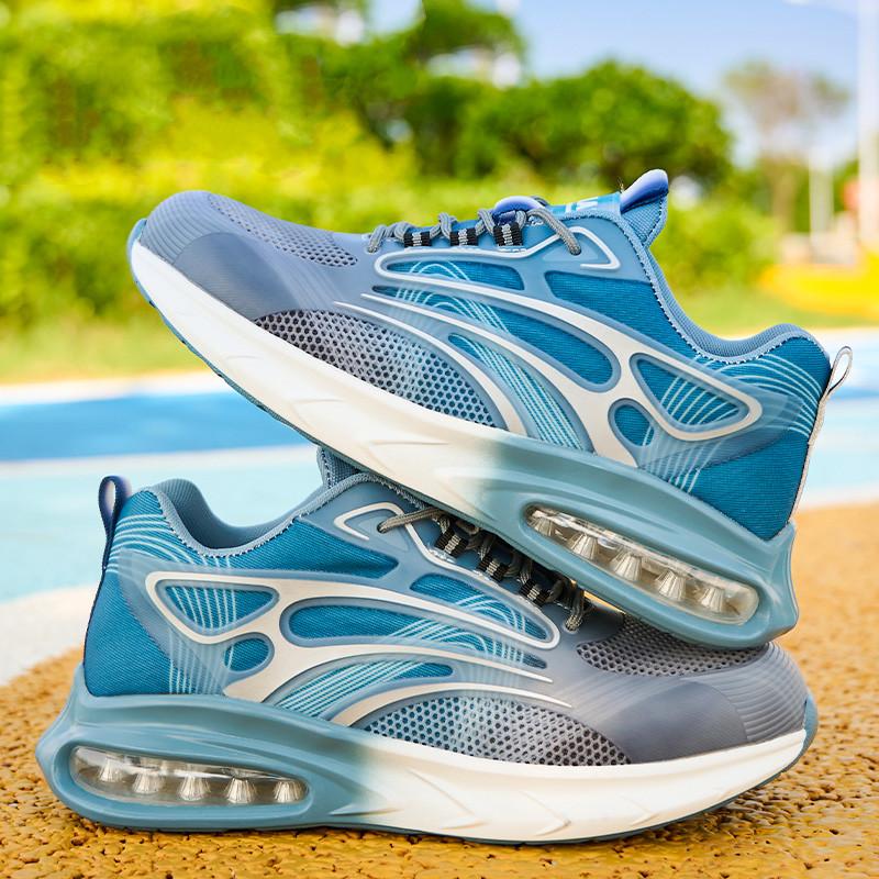 mens casual breathable plastic toe caps work safety shoes worker security boots air cushion insulated sneakers protect footwear