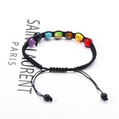 Colorful Bracelet Hot Sale Tiger Eye Stone Black Agate Jewelry Natural Stone Bracelet